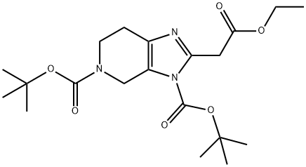 3H-Imidazo[4,5-c]pyridine-3,5(4H)-dicarboxylic acid, 2-(2-ethoxy-2-oxoethyl)-6,7-dihydro-, 3,5-bis(1,1-dimethylethyl) ester