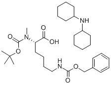 N-alpha-t-Butyloxycarbonyl-N-alpha-methyl-N-epsilon-benzyloxycarbonyl-L-lysine dicyclohexylamine