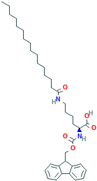 N2-[(9H-芴-9-基甲氧基)羰基]-N6-(1-氧代十六烷基)-L-赖氨酸