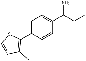 1-(4-(4-methylthiazol-5-yl)phenyl)propan-1-amine