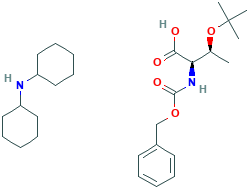 N-[苄氧羰基]-O-苄基-D-苏氨酸二环己基铵盐