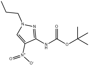 Carbamic acid, N-(4-nitro-1-propyl-1H-pyrazol-3-yl)-, 1,1-dimethylethyl ester