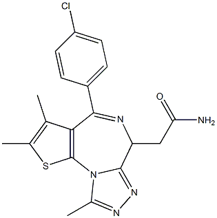 (S)-2-[4-(4-Chloro-phenyl)-2,3,9-triMethyl-6H-1-thia-5,7,8,9a-tetraaza-cyclopenta[e]azulen-6-yl]-acetaMide