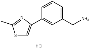 [3-(2-methyl-1,3-thiazol-4-yl)phenyl]methanamine dihydrochloride