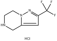 2-(trifluoromethyl)-4,5,6,7-tetrahydropyrazolo[1,5-a]pyrazine hydrochloride