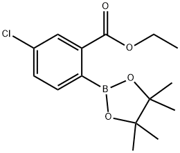 5-氯-2-(4,4,5,5-四甲基-1,3,2-二氧硼烷-2-基)苯甲酸乙酯