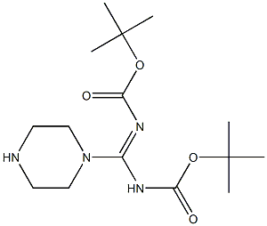 [tert-Butoxycarbonylimino(piperazin-1-yl)methyl]carbamic acid tert-butyl ester