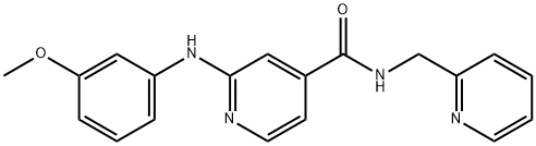 2-[(3-Methoxyphenyl)amino]-N-[(pyridin-2-yl)methyl]pyridine-4-carboxamide