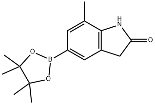 7-Methyl-5-(4,4,5,5-tetramethyl-1,3,2-dioxaborolan-2-yl)indolin-2-one