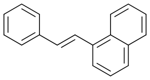 1-[(E)-2-phenylethenyl]naphthalene