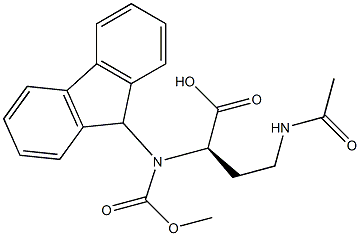 Butanoic acid, 4-(acetylamino)-2-[[(9H-fluoren-9-ylmethoxy)carbonyl]amino]-, (2R)-