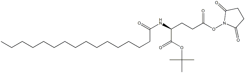 NΕ-棕榈酰基-L-谷氨酸Γ-琥珀酰亚胺基-Α-叔丁酯