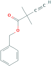 3-Butynoic acid, 2,2-diMethyl-, phenylMethyl ester