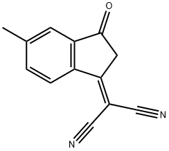 2-(5-甲基-3-氧代-2,3-二氢-1H-茚-1-亚基)丙二腈