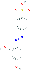 4-[(2,4-dihydroxyphenyl)azo]benzenesulphonic acid