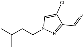 4-chloro-1-(3-methylbutyl)-1H-pyrazole-3-carbaldehyde