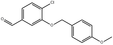 4-Chloro-3-[(4-methoxyphenyl)methoxy]benzaldehyde