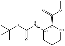 rel-Methyl (2R,3S)-3-((tert-butoxycarbonyl)amino)piperidine-2-carboxylate