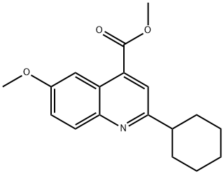 2-cyclohexyl-6-methoxyquinoline-4-carboxylatethyl