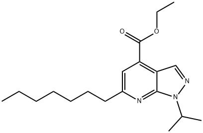 Ethyl 6-heptyl-1-propan-2-ylpyrazolo[3,4-b]pyridine-4-carboxylate