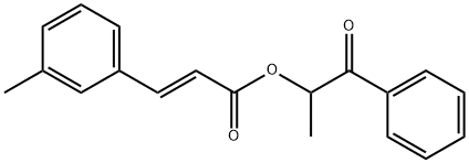 1-OXO-1-PHENYLPROPAN-2-YL (E)-3-(M-TOLYL)ACRYLATE