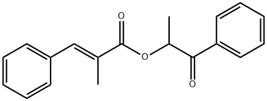 1-oxo-1-phenylpropan-2-yl (E)-2-methyl-3-phenylacrylate