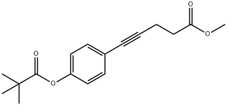 5-(4-(新戊酰氧基)苯基)戊-4-炔酸甲酯