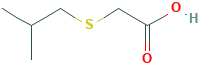 [(2-Methylpropyl)thio]acetic acid