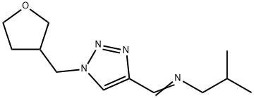 1-Propanamine, 2-methyl-N-[[1-[(tetrahydro-3-furanyl)methyl]-1H-1,2,3-triazol-4-yl]methylene]-