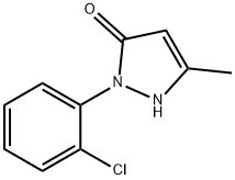 2-(3-氯苯基)-2,4-二氢-5-甲基-3H-吡唑啉-3-酮