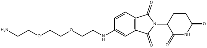 5-[[2-[2-(2-aminoethoxy)ethoxy]ethyl]amino]-2-(2,6-dioxo-3-piperidinyl)-1H-Isoindole-1,3(2H)-dione,