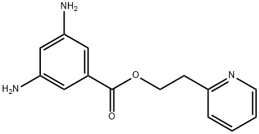 Benzoic acid,3,5-diamino-,2-(2-pyridinyl)ethyl ester