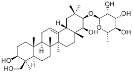 α-L-Mannopyranoside, (3β,4β,21β,22β)-3,22,23-trihydroxyolean-12-en-21-yl 6-deoxy-