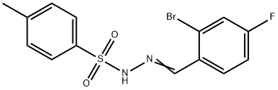 Benzenesulfonic acid, 4-methyl-, 2-[(2-bromo-4-fluorophenyl)methylene]hydrazide