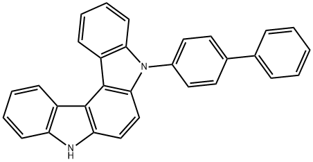 5-([1,1'-联苯]-4-基)-5,8-二氢吲哚并[2,3-c]咔唑