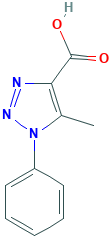 1H-1,2,3-Triazole-4-carboxylic acid, 5-methyl-1-phenyl-