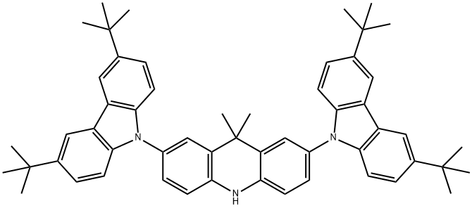 Acridine, 2,7-bis[3,6-bis(1,1-dimethylethyl)-9H-carbazol-9-yl]-9,10-dihydro-9,9-dimethyl-
