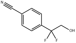 4-(1,1-difluoro-2-hydroxyethyl)benzonitrile