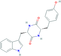 (3S,6S)-3-((1H-吲哚-3-基)甲基)-6-(4-羟基苄基)哌嗪-2,5-二酮