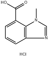 1-methyl-1H-1,3-benzodiazole-7-carboxylic acid hydrochloride