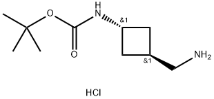 TERT-BUTYL N-[3-(AMINOMETHYL)CYCLOBUTYL]CARBAMATE HYDROCHLORIDE, TRANS