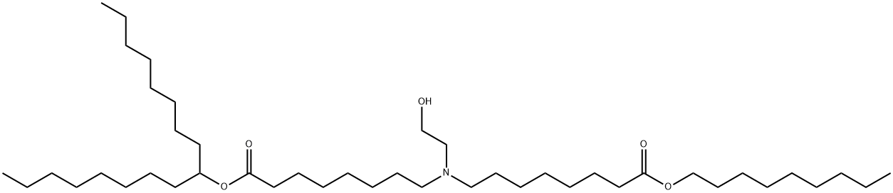 Heptadecan-9-yl 8-((2-hydroxyethyl)(8-nonyloxy)-8-oxooctyl)amino)octanoate