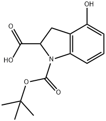 1H-Indole-1,2-dicarboxylic acid, 2,3-dihydro-4-hydroxy-, 1-(1,1-dimethylethyl) ester