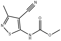 methyl N-(4-cyano-3-methyl-1,2-thiazol-5-yl)carbamate