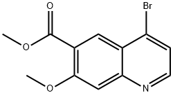 6-Quinolinecarboxylic acid, 4-bromo-7-methoxy-, methyl ester