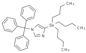 tributyl-(1-tritylimidazol-4-yl)stannane