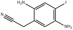 Benzeneacetonitrile, 2,5-diamino-4-iodo-
