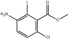 3-Amino-6-chloro-2-iodo-benzoic acid methyl ester