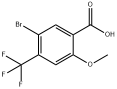 Benzoic acid, 5-bromo-2-methoxy-4-(trifluoromethyl)-