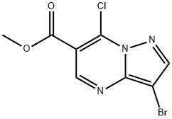 Pyrazolo[1,5-a]pyrimidine-6-carboxylic acid, 3-bromo-7-chloro-, methyl ester